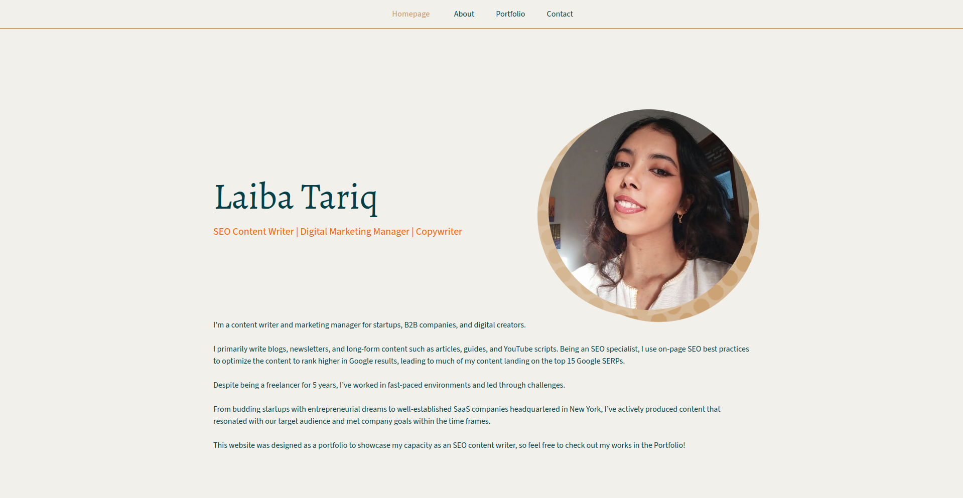 Laiba's Website